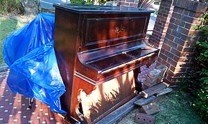 removing and disposing unwanted pianos